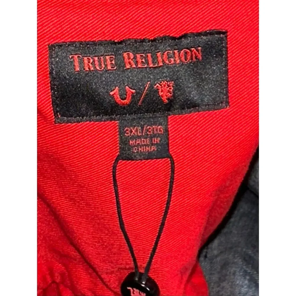 True Religion Manchester United Shirt Button Up Long Sleeve
